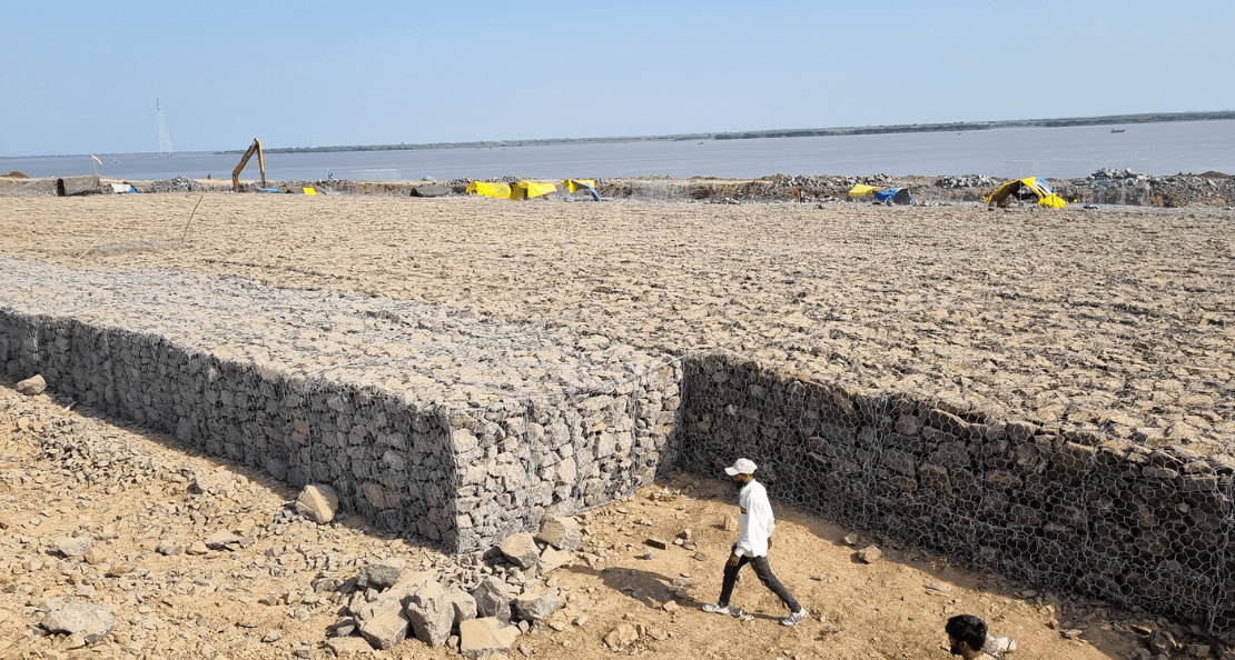 Gabion Wall for Soil Protection Work